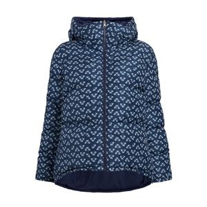 Hill House The Reversible Edie Jacket in Navy Spaced Floral size Large NWT
